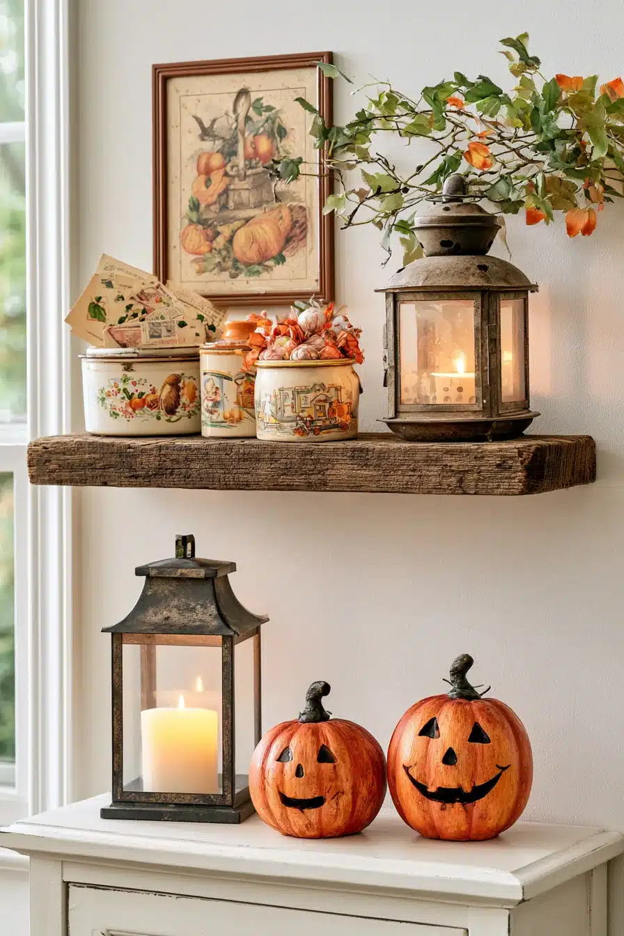 27 Enchanting Vintage Halloween Decor Ideas Filled With Nostalgic Charm