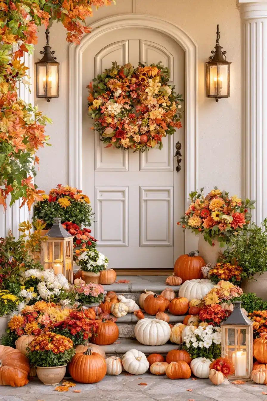 27 Gorgeous Autumn Front Porch Decor Ideas for a Warm Seasonal Welcome