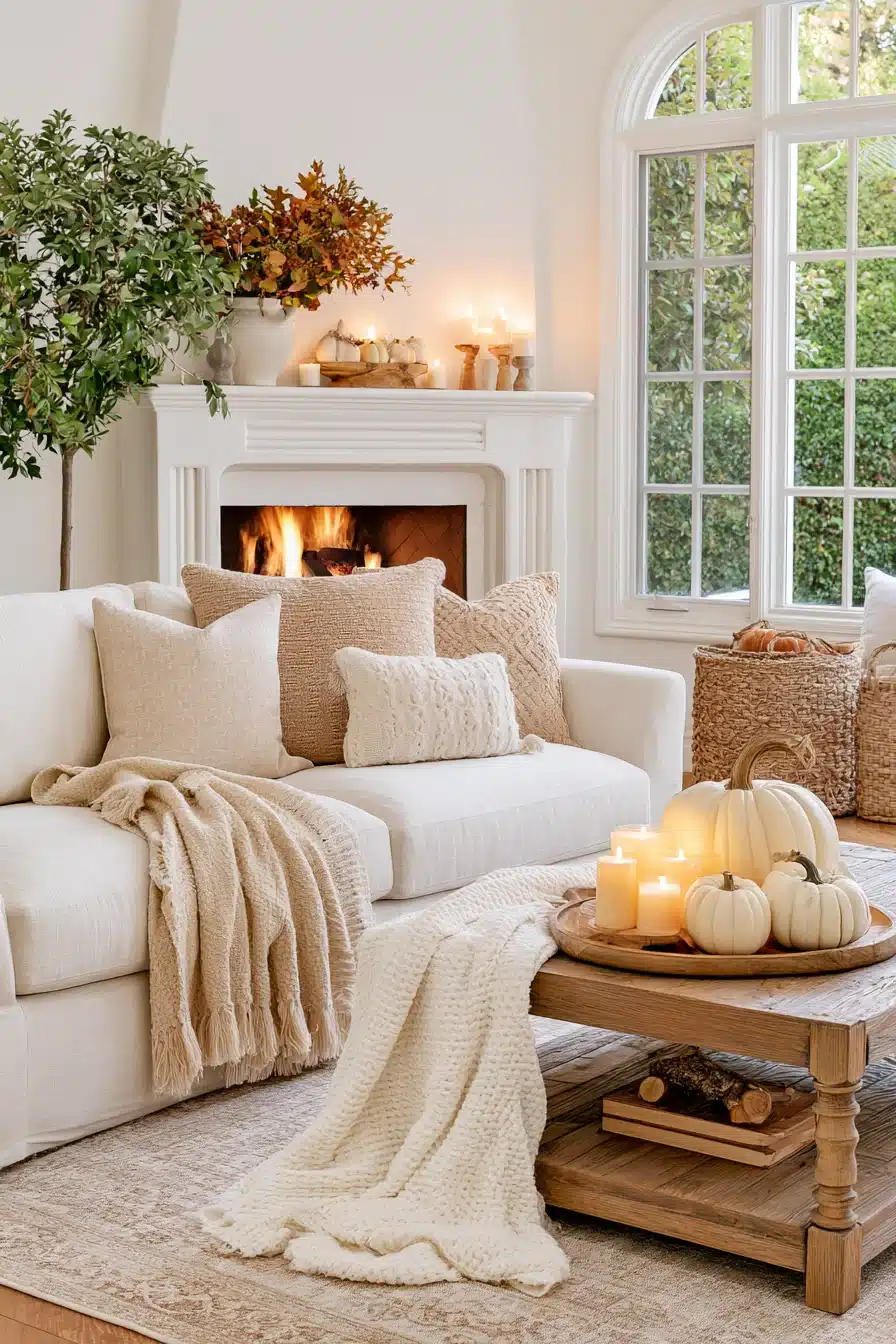 27 Cozy Fall Living Room Decor Ideas for a Warm and Inviting Home