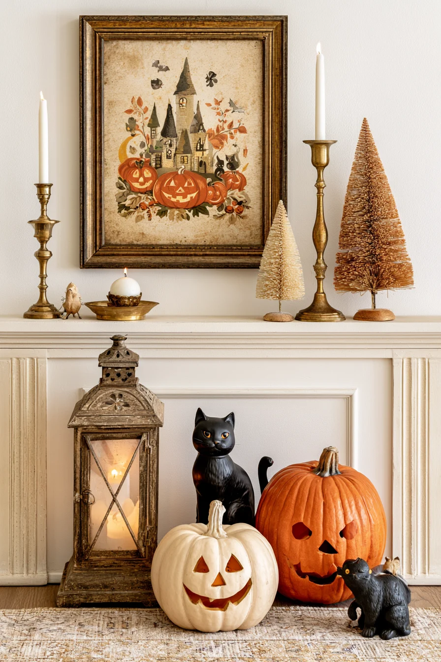 27 Enchanting Vintage Halloween Decor Ideas Filled With Nostalgic Charm