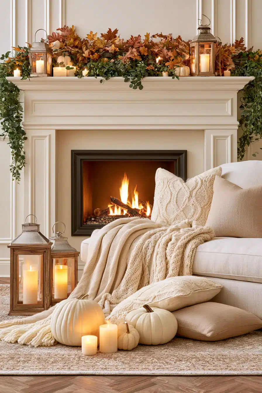 27 Autumn Fireplace Decor Ideas for a Warm Cozy Home