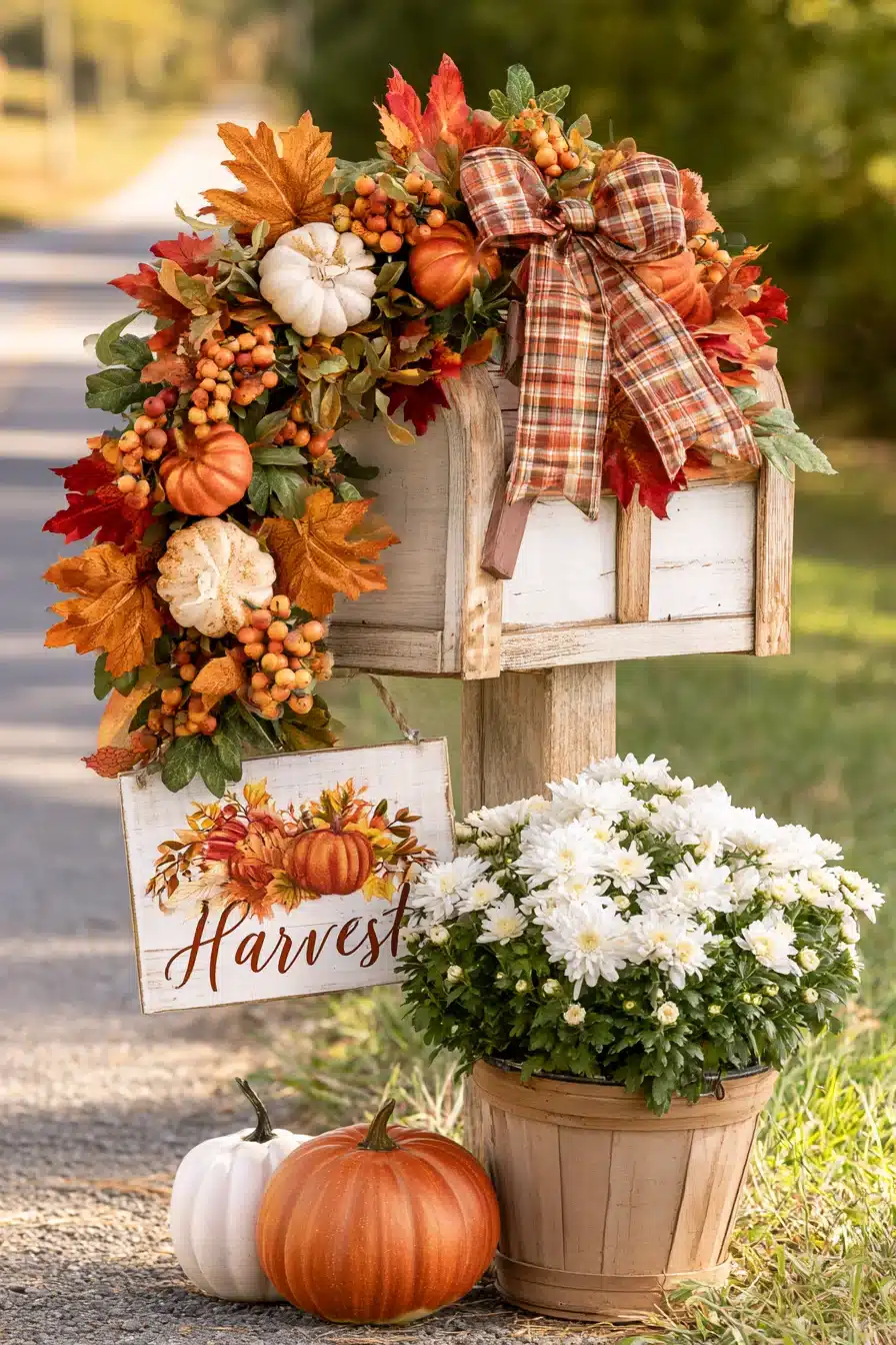 27 Outdoor Fall Decorations for a Warm and Welcoming Home