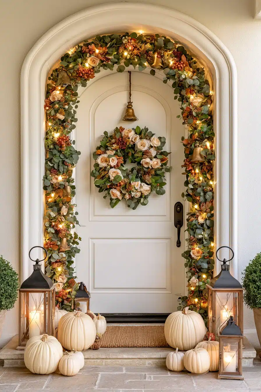 27 Beautiful Thanksgiving Door Decorations for a Warm and Festive Welcome