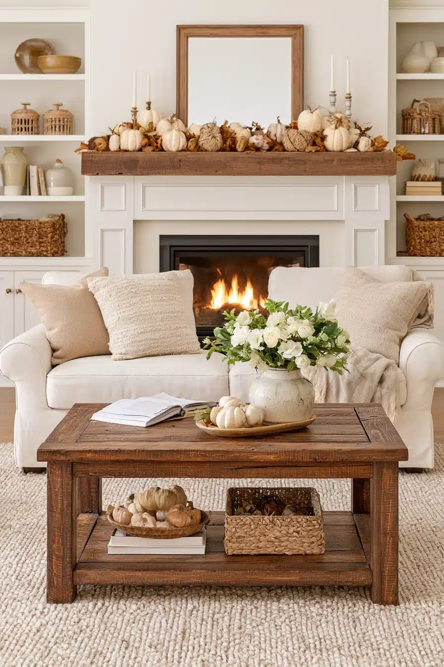 27 Cozy Fall Living Room Decor Ideas for a Warm and Inviting Home