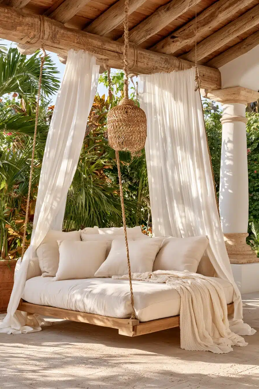 27 Charming Porch Swing Ideas for a Cozy Outdoor Retreat