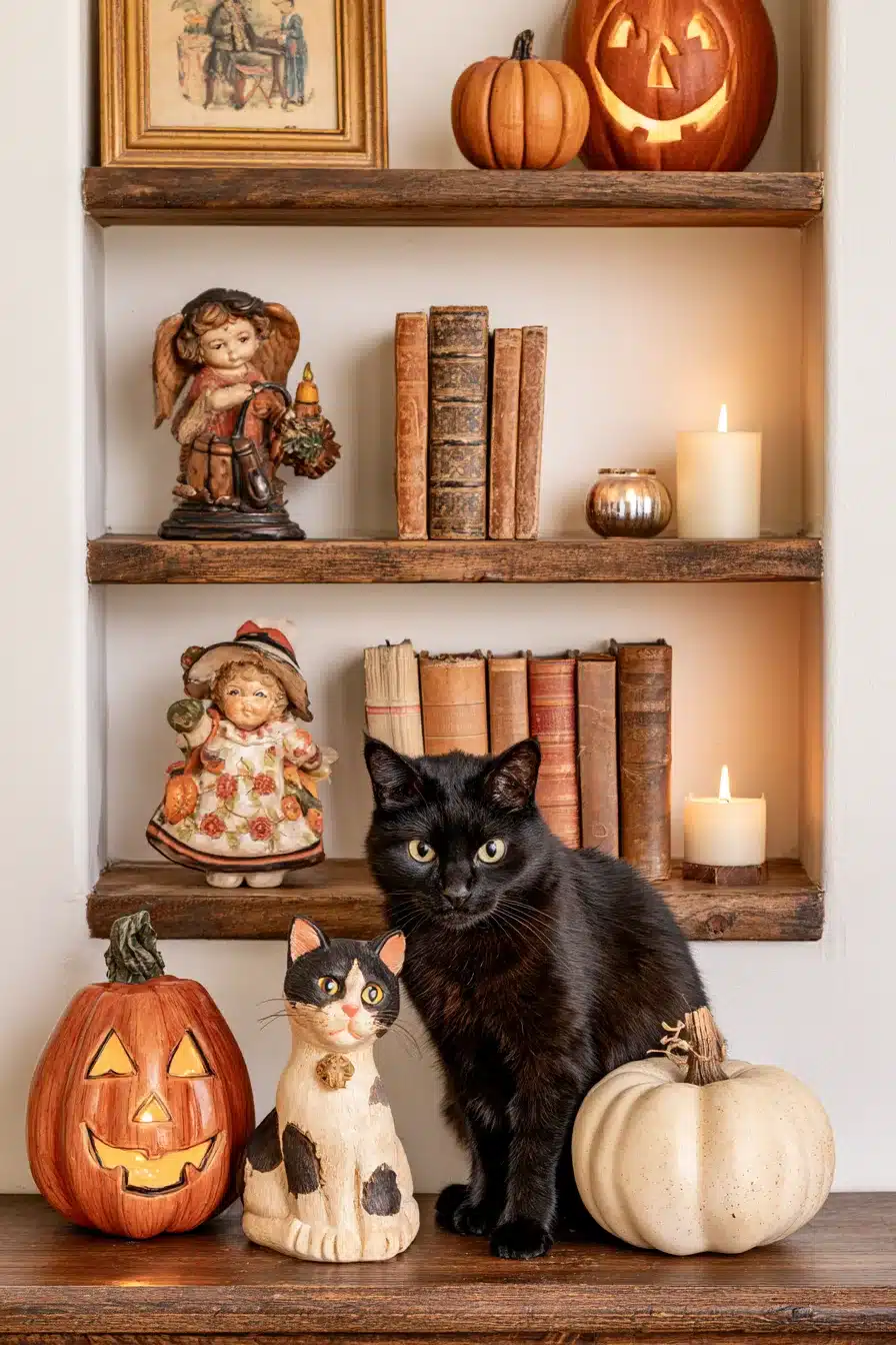 27 Nostalgic Halloween Decor Ideas Filled With Vintage Spooky Charm