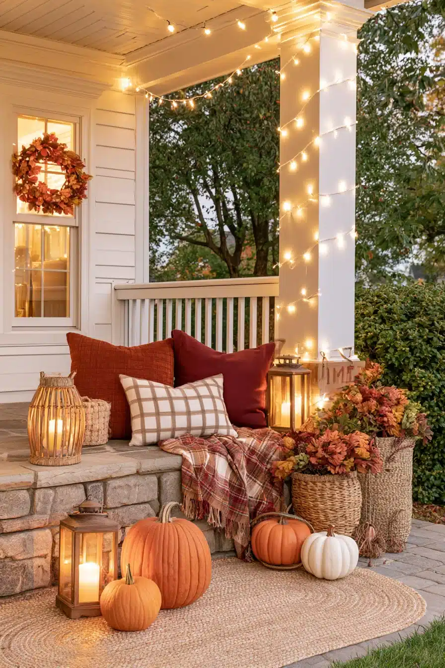 27 Outdoor Fall Decorations for a Warm and Welcoming Home
