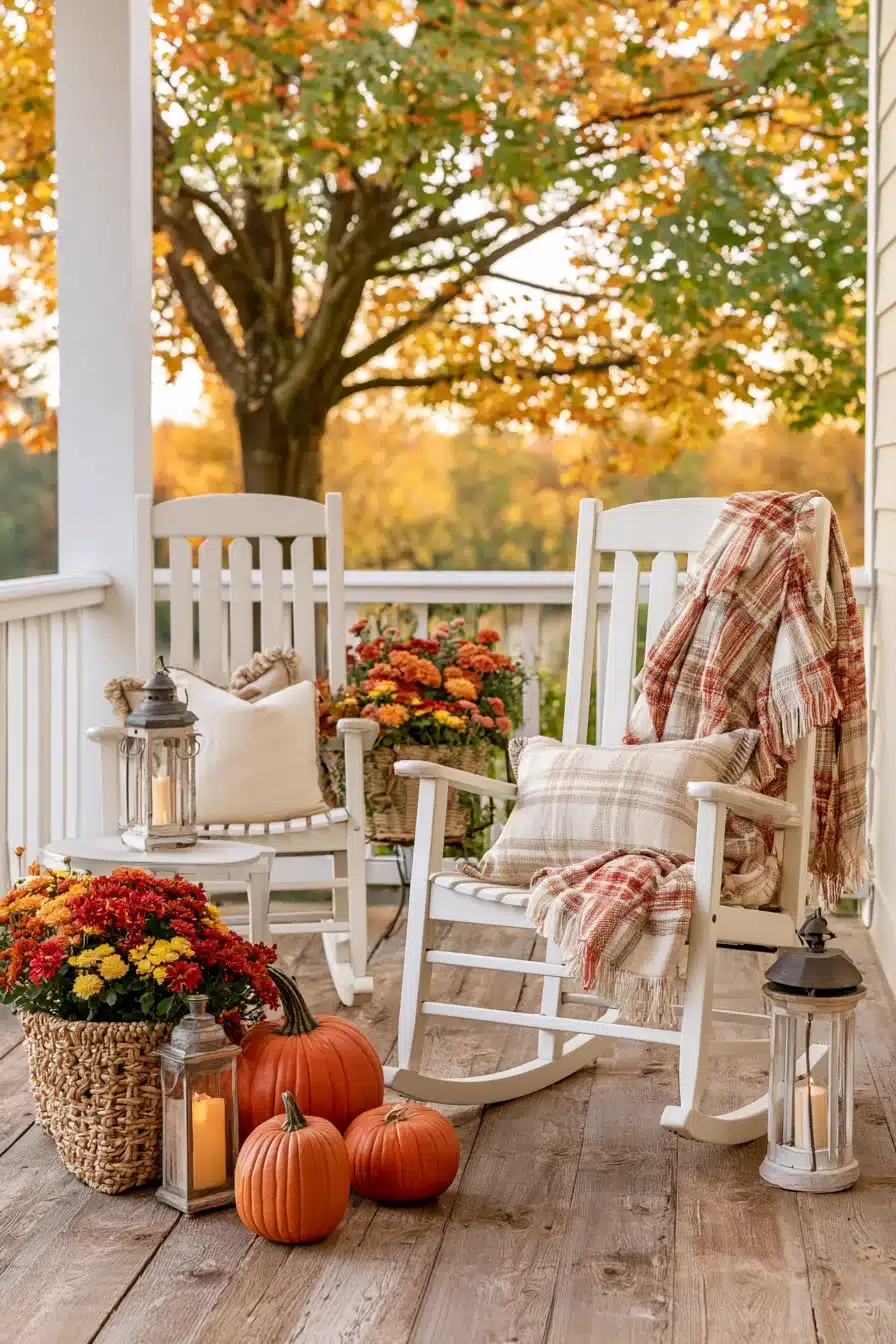 27 Beautiful Thanksgiving Porch Decorations for a Warm Harvest Welcome