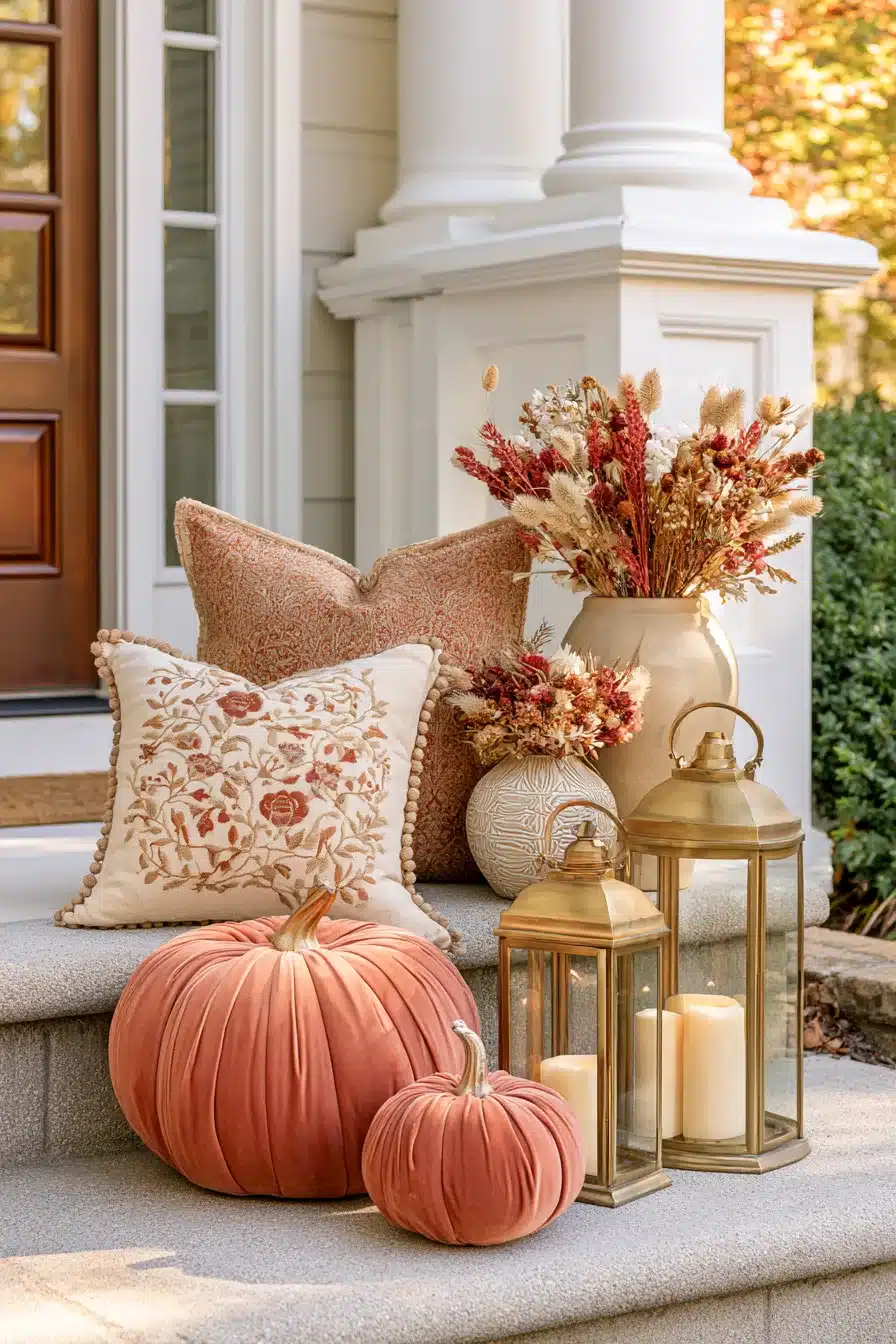 27 Gorgeous Autumn Front Porch Decor Ideas for a Warm Seasonal Welcome