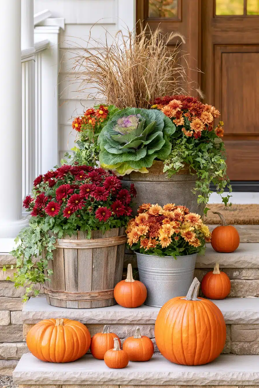 27 Outdoor Fall Decorations for a Warm and Welcoming Home