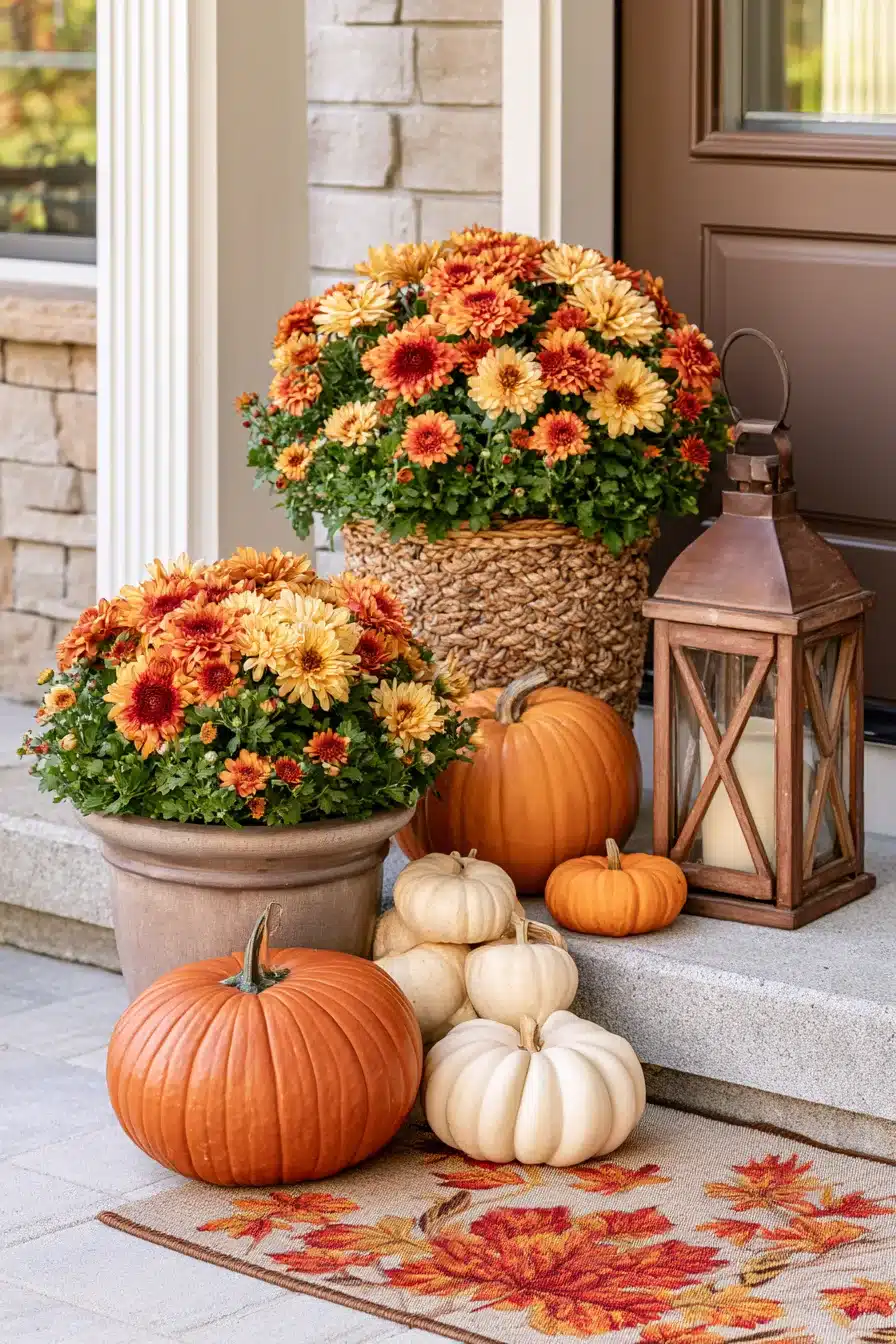 27 Beautiful Thanksgiving Porch Decorations for a Warm Harvest Welcome