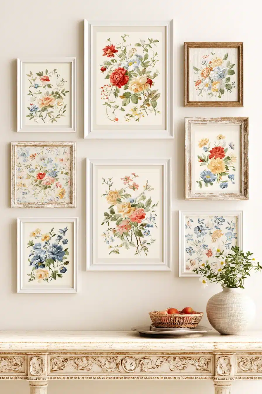 27 Enchanting Cottagecore Wall Decor Ideas for a Cozy Romantic Home