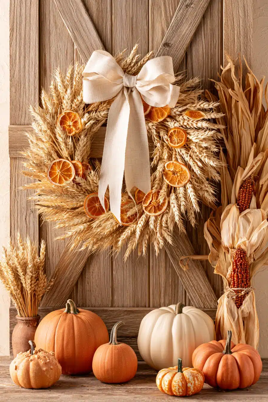 27 Beautiful Fall Wreaths for Your Front Door That Celebrate Autumn Charm