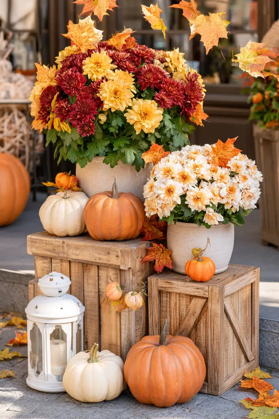 27 Outdoor Fall Decorations for a Warm and Welcoming Home