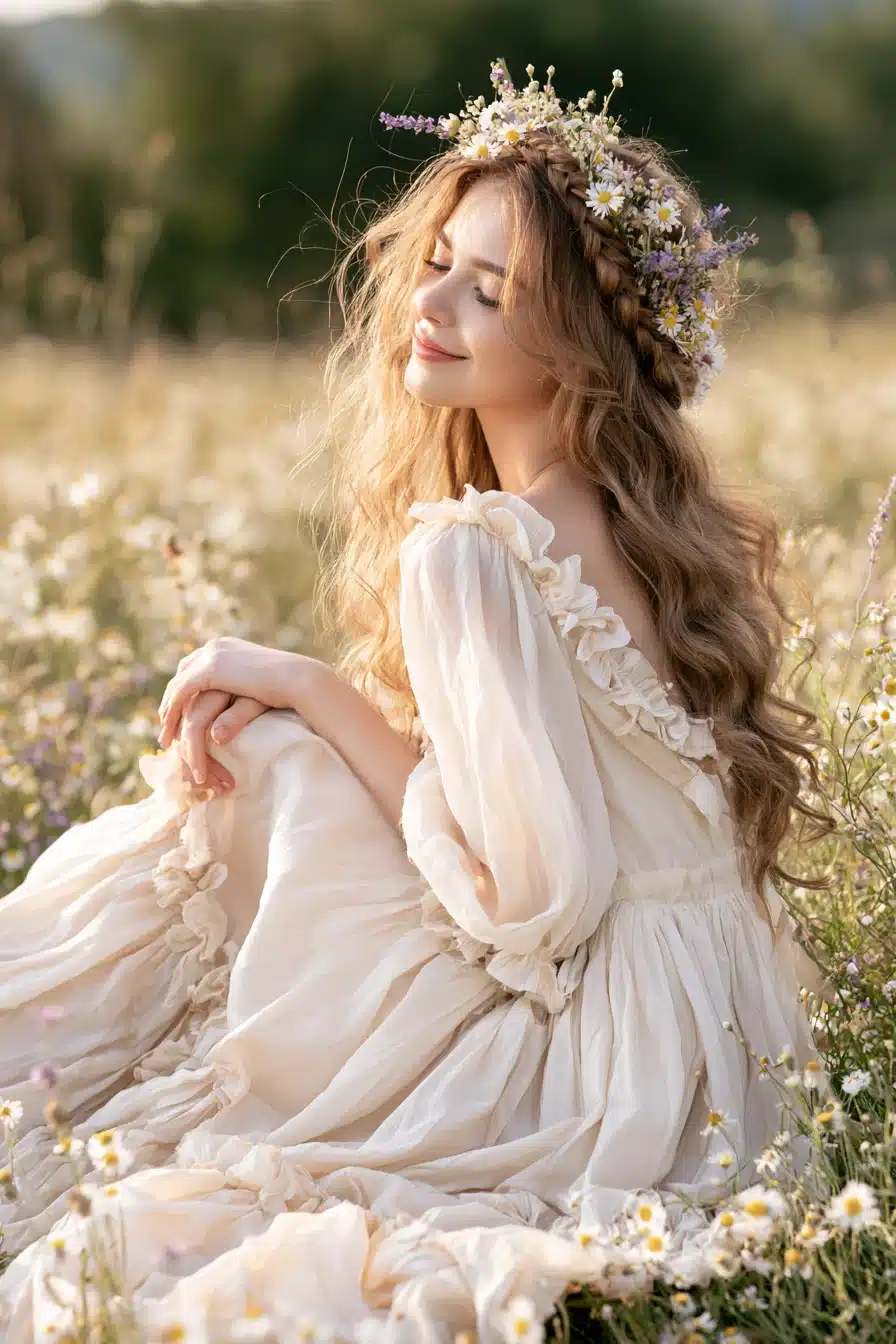 27 Enchanting Cottagecore Aesthetic Hairstyles for a Dreamy Romantic Look