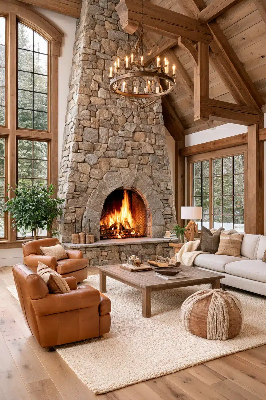 27 Dreamy Mountain Cabin Decor Ideas For A Warm And Rustic Retreat