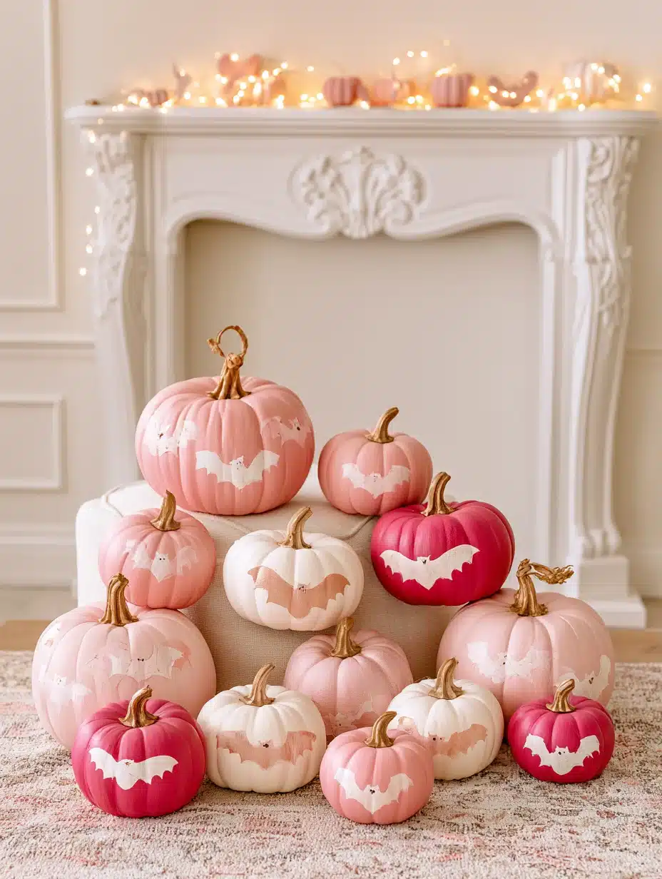 27 Dreamy Pink Halloween Decor Ideas For A Playful Spooky Home