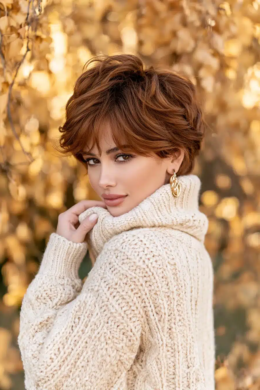 27 Gorgeous Autumn Hairstyles for Short Hair That Feel Cozy and Chic