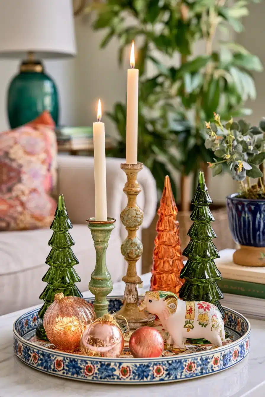 27 Christmas Coffee Table Decor Ideas for a Cozy Festive Living Room