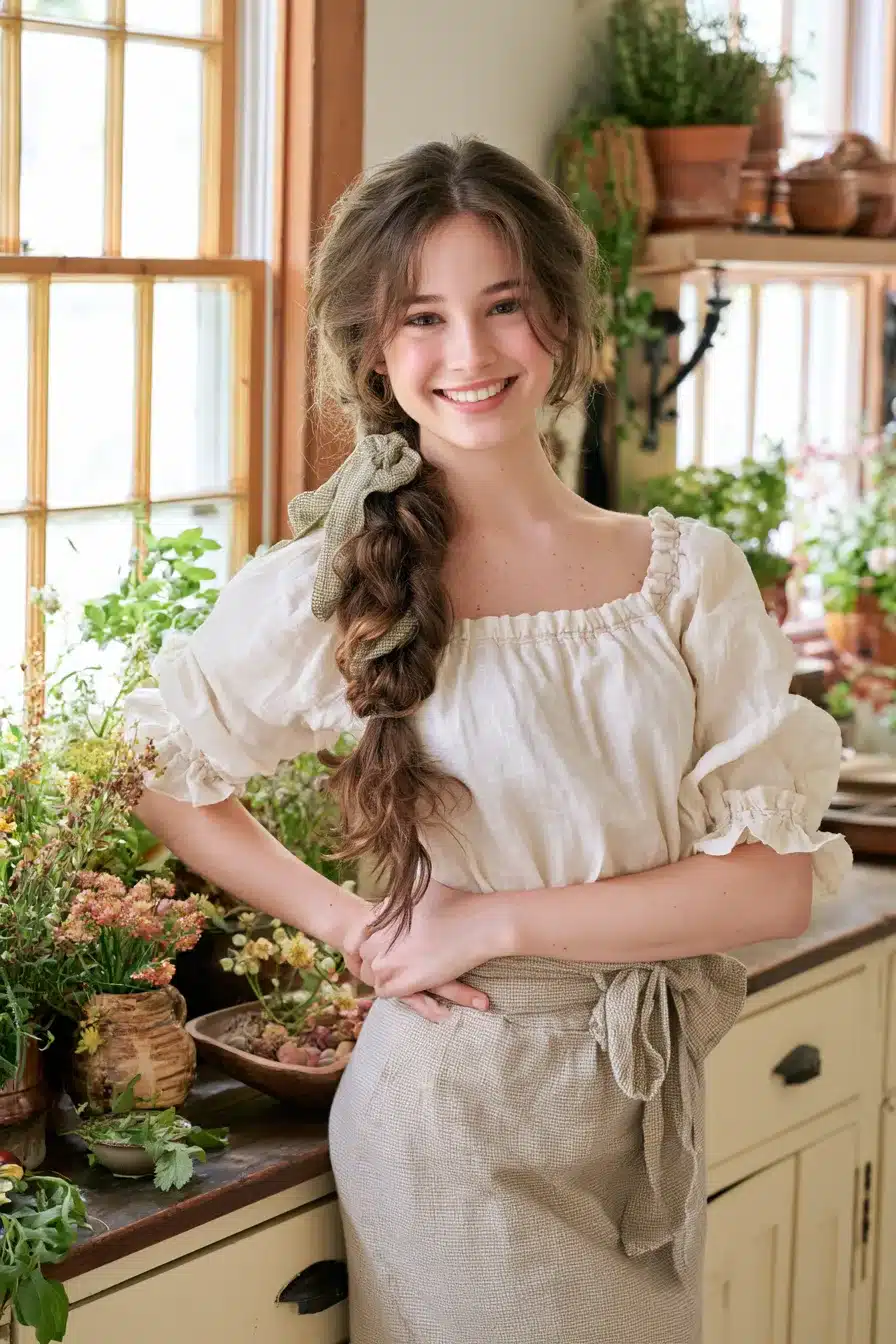 27 Enchanting Cottagecore Aesthetic Hairstyles for a Dreamy Romantic Look