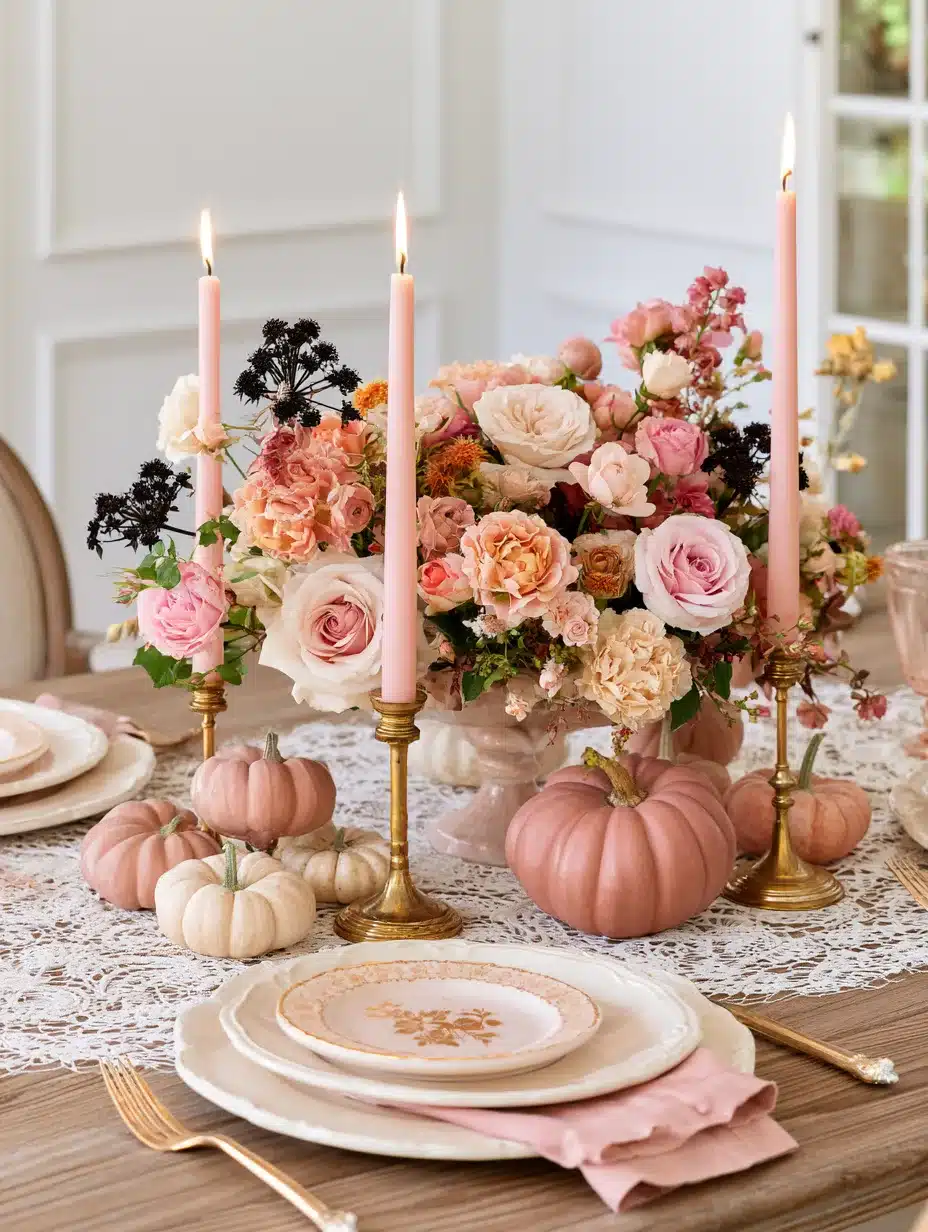 27 Dreamy Pink Halloween Decor Ideas For A Playful Spooky Home