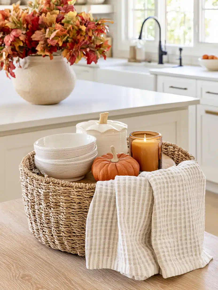 27 Charming Fall Basket Ideas for a Cozy Autumn Home