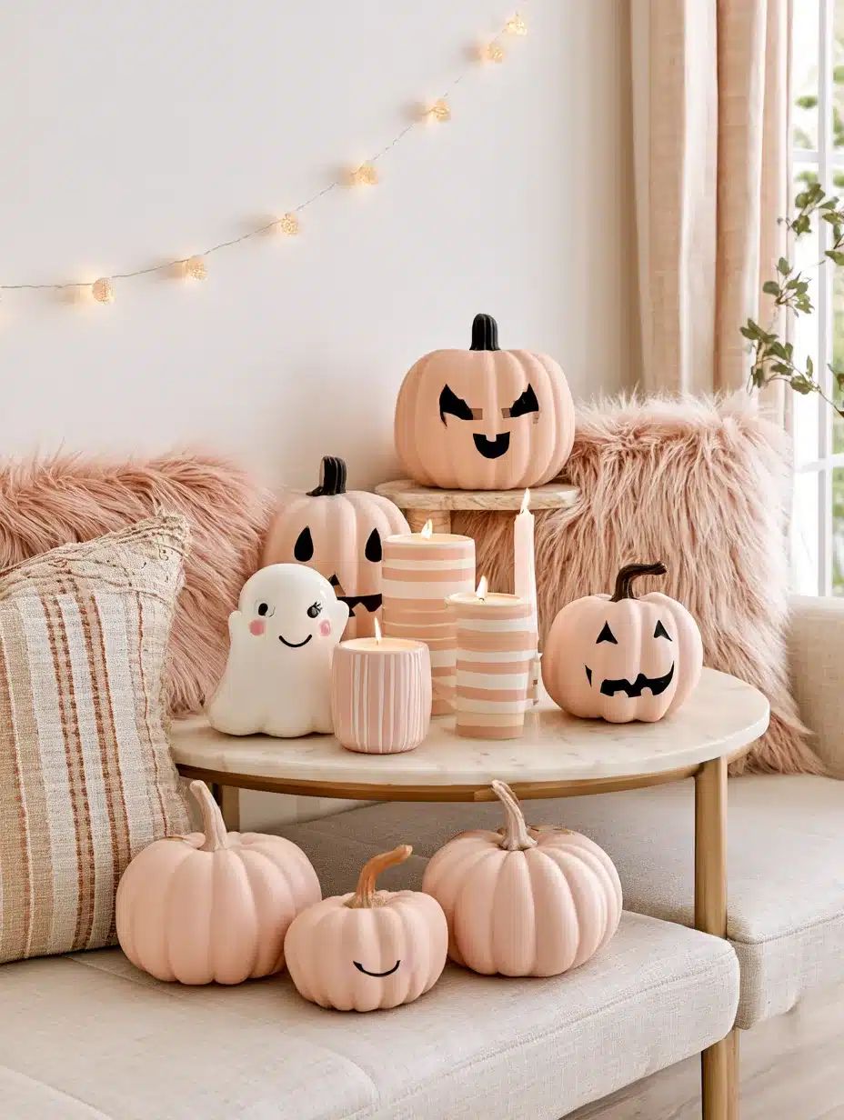 27 Dreamy Pink Halloween Decor Ideas For A Playful Spooky Home