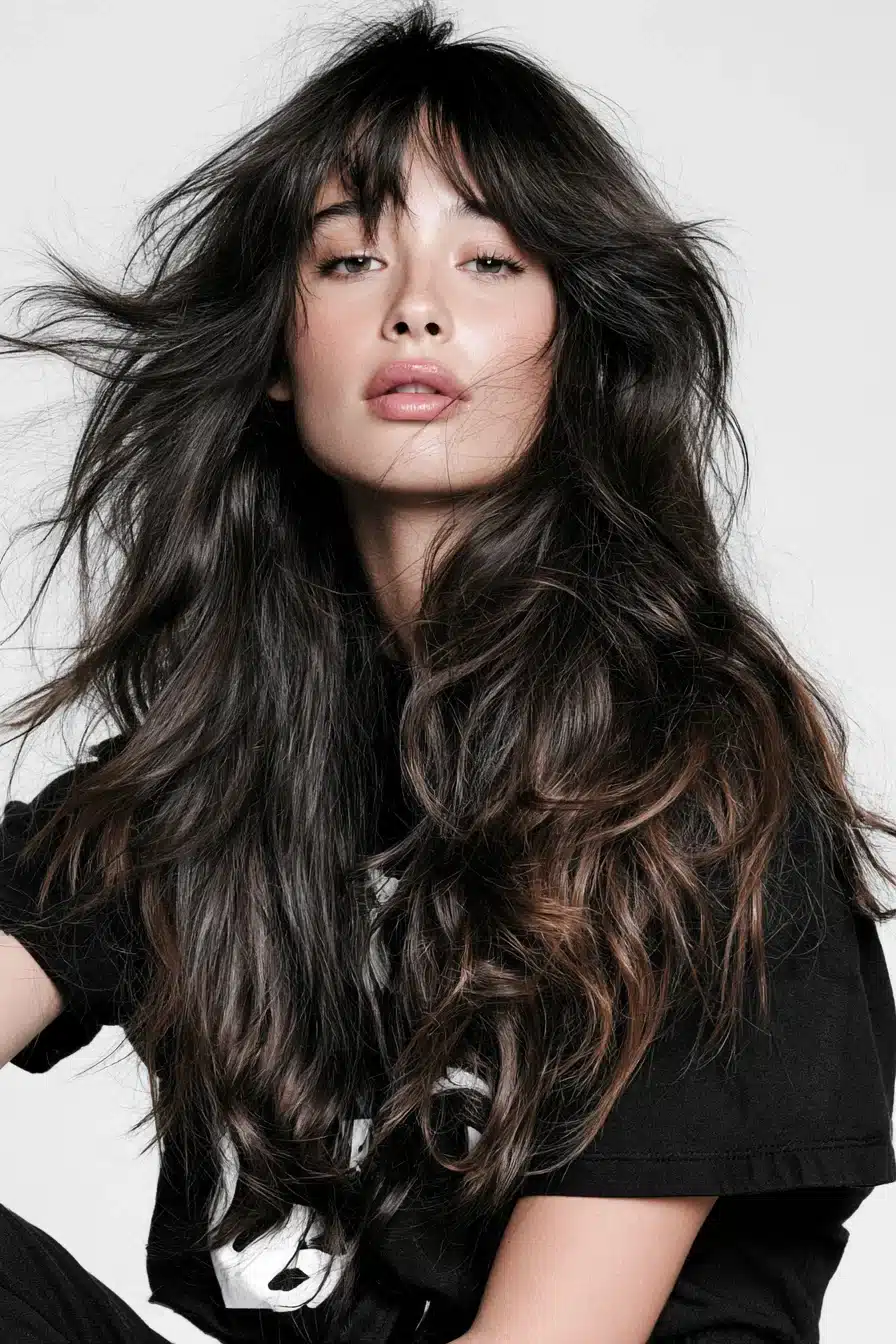27 Beautiful Layered Hair With Bangs Ideas For A Fresh Look