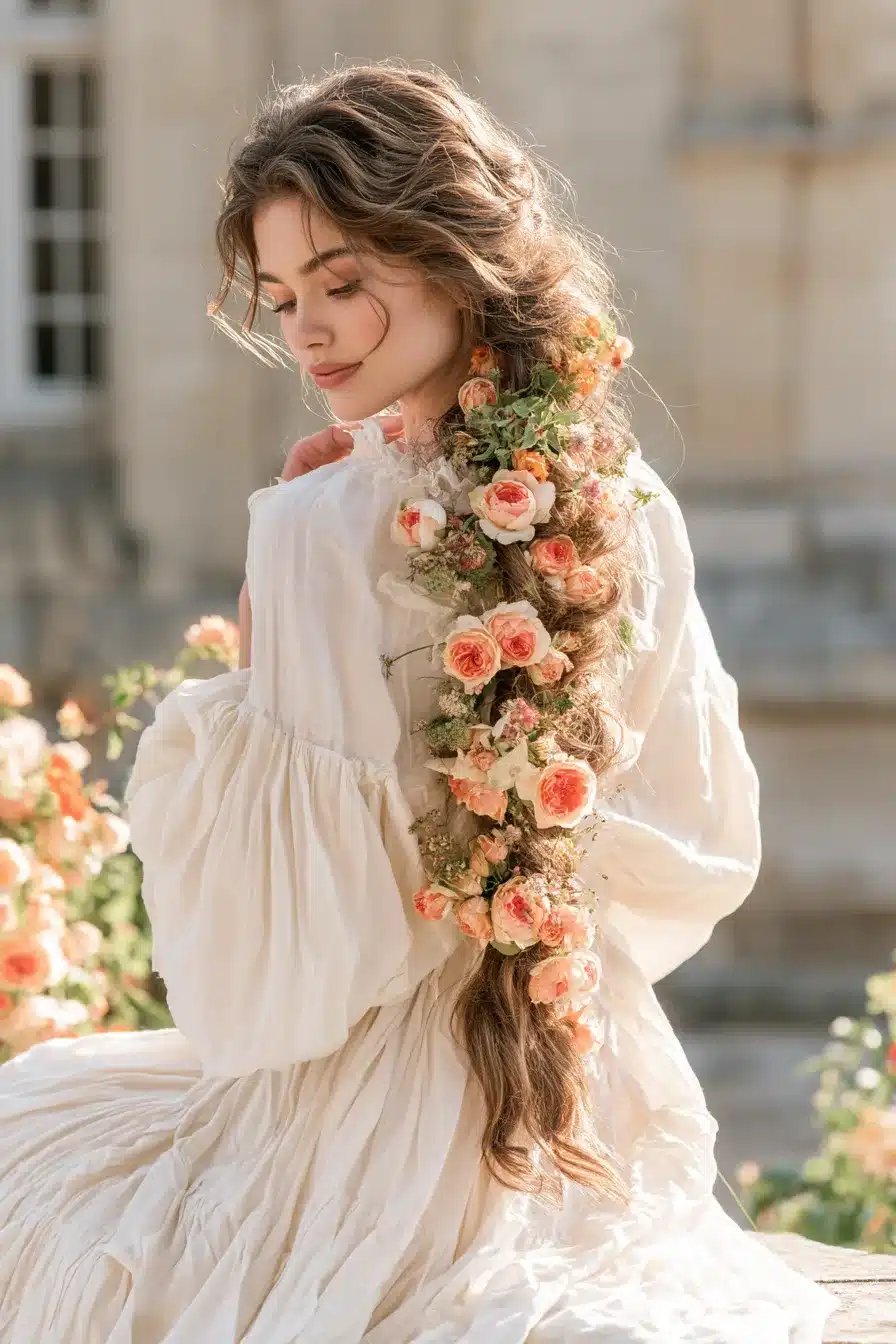 27 Dreamy Cottagecore Hairstyles for Long Hair With Romantic Countryside Charm