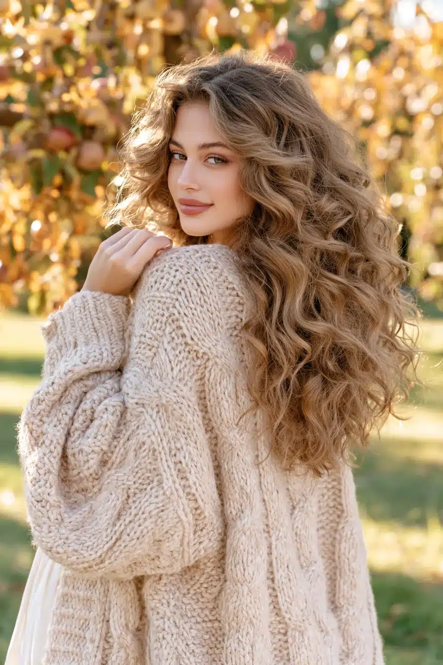 27 Gorgeous Autumn Curly Hairstyles for a Cozy Seasonal Look