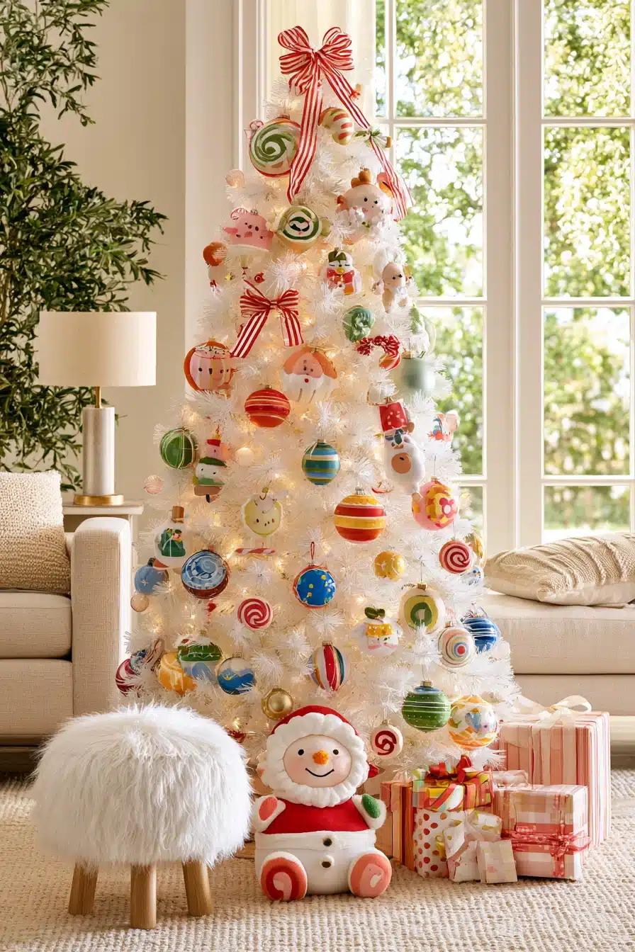 27 Magical White Christmas Tree Ideas For A Dreamy Holiday Home