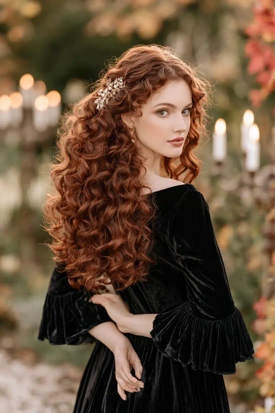 27 Gorgeous Autumn Curly Hairstyles for a Cozy Seasonal Look