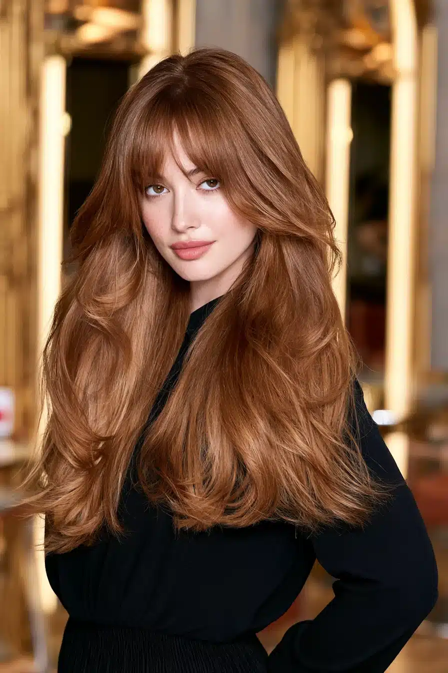 27 Beautiful Layered Hair With Bangs Ideas For A Fresh Look