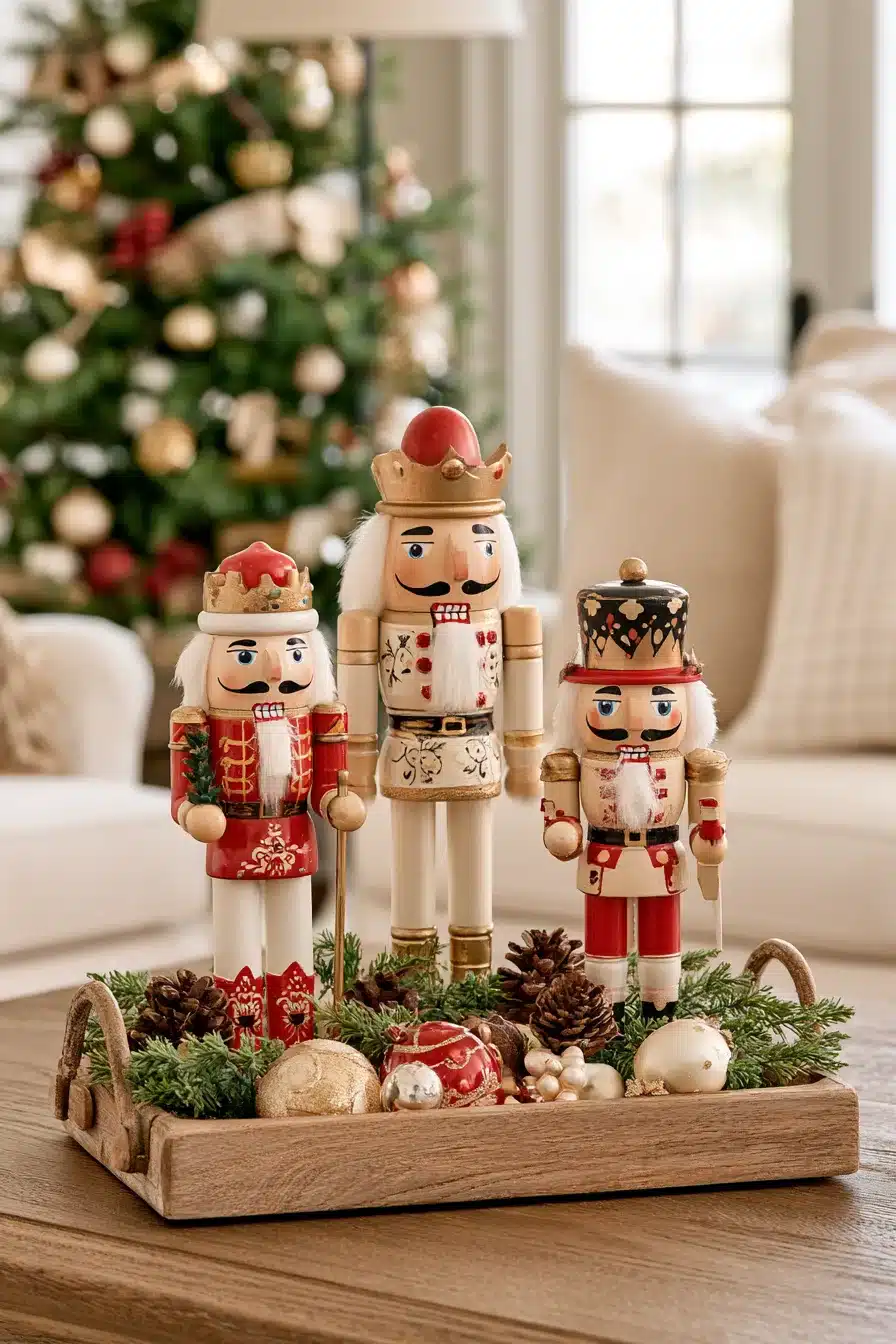 27 Christmas Coffee Table Decor Ideas for a Cozy Festive Living Room