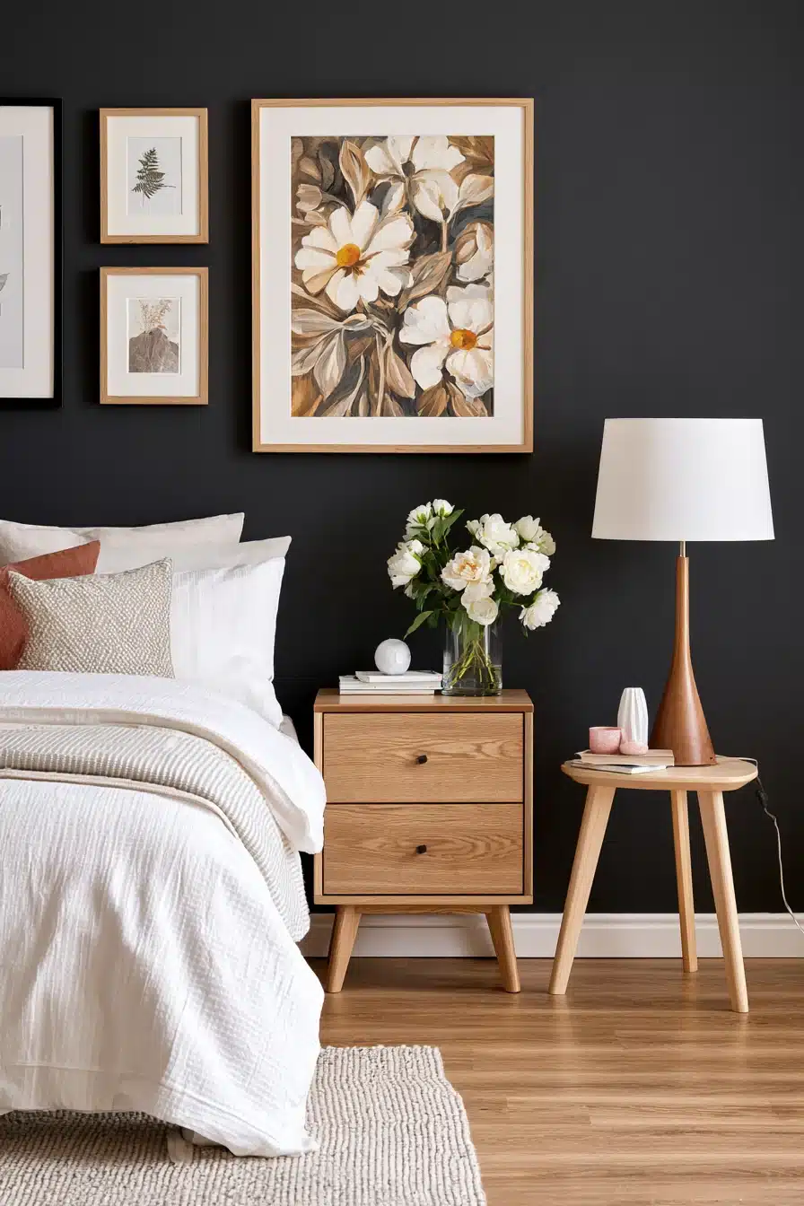 27 Black Accent Wall Bedroom Ideas With Timeless Appeal