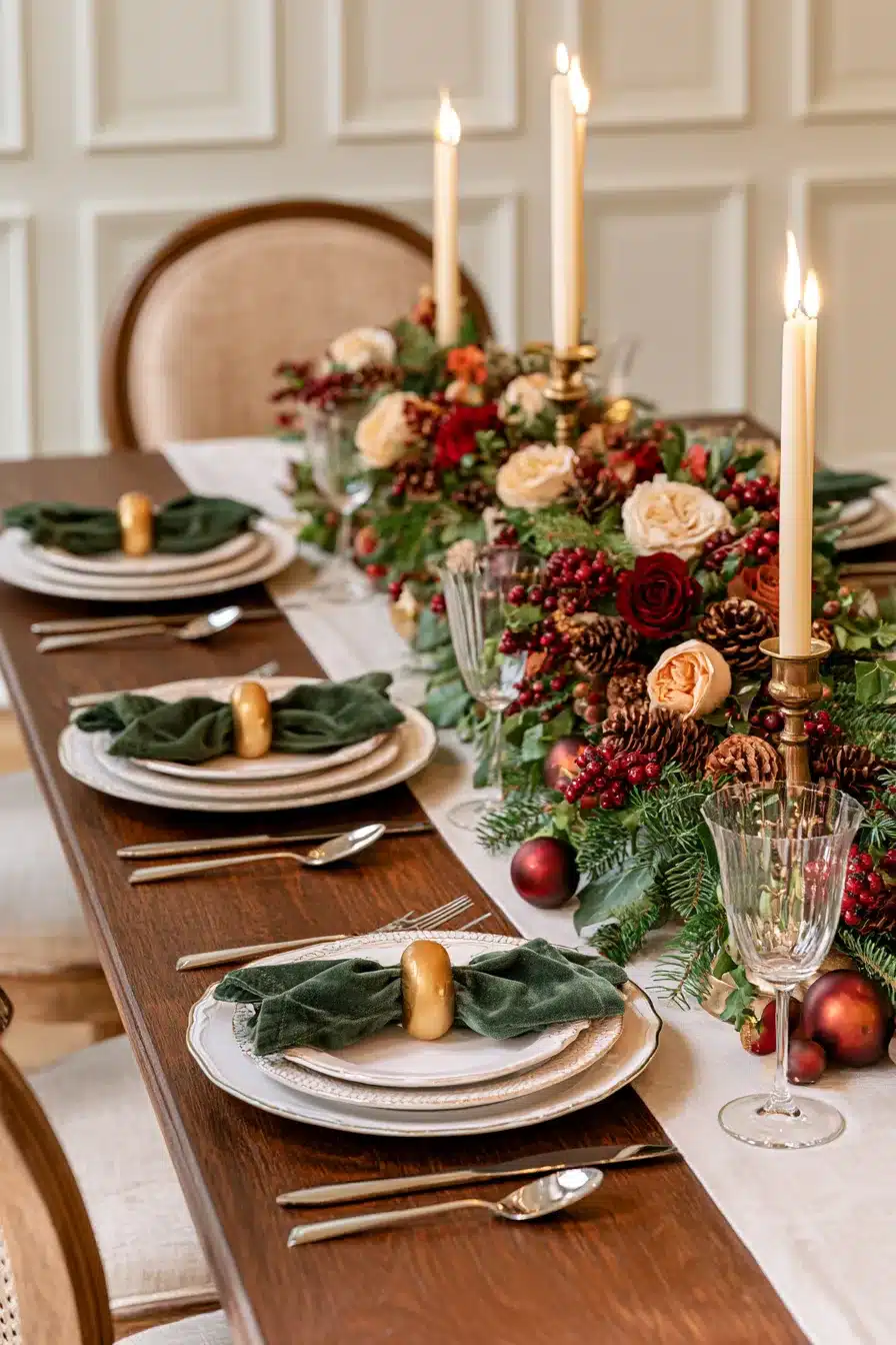 27 Christmas Table Decor Ideas for a Warm and Magical Holiday Gathering