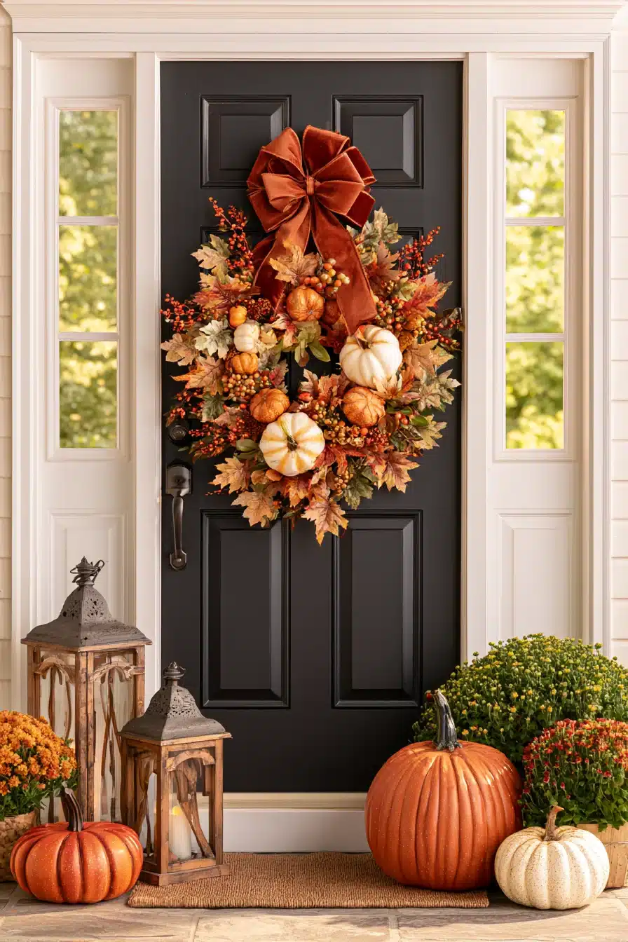 27 Easy DIY Fall Wreaths For A Welcoming Front Door