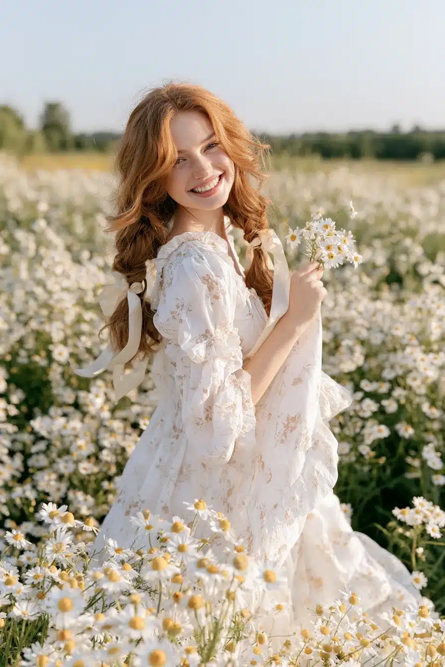 27 Enchanting Cottagecore Aesthetic Hairstyles for a Dreamy Romantic Look