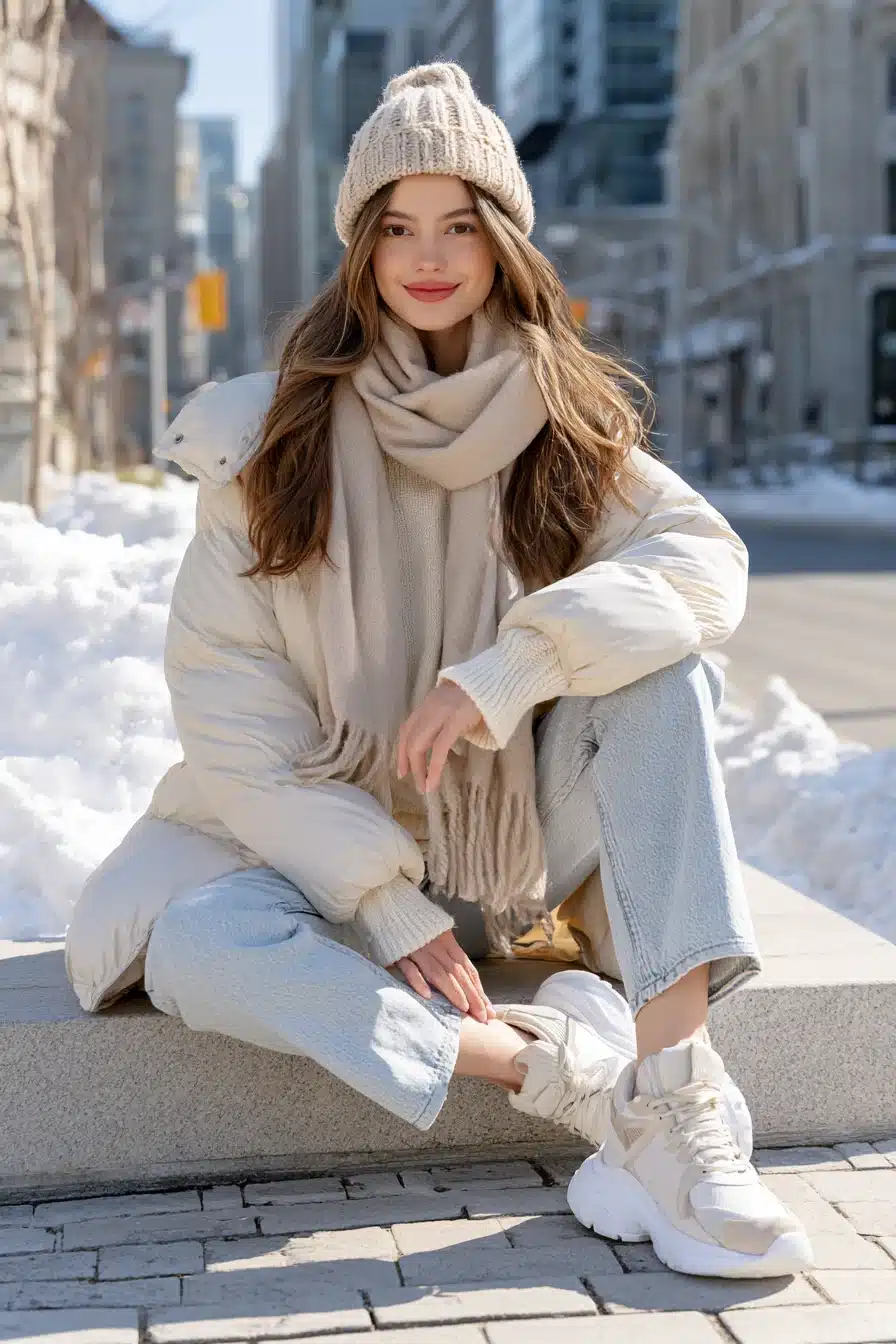 27 Winter Outfits With Scarves That Look Cozy and Chic