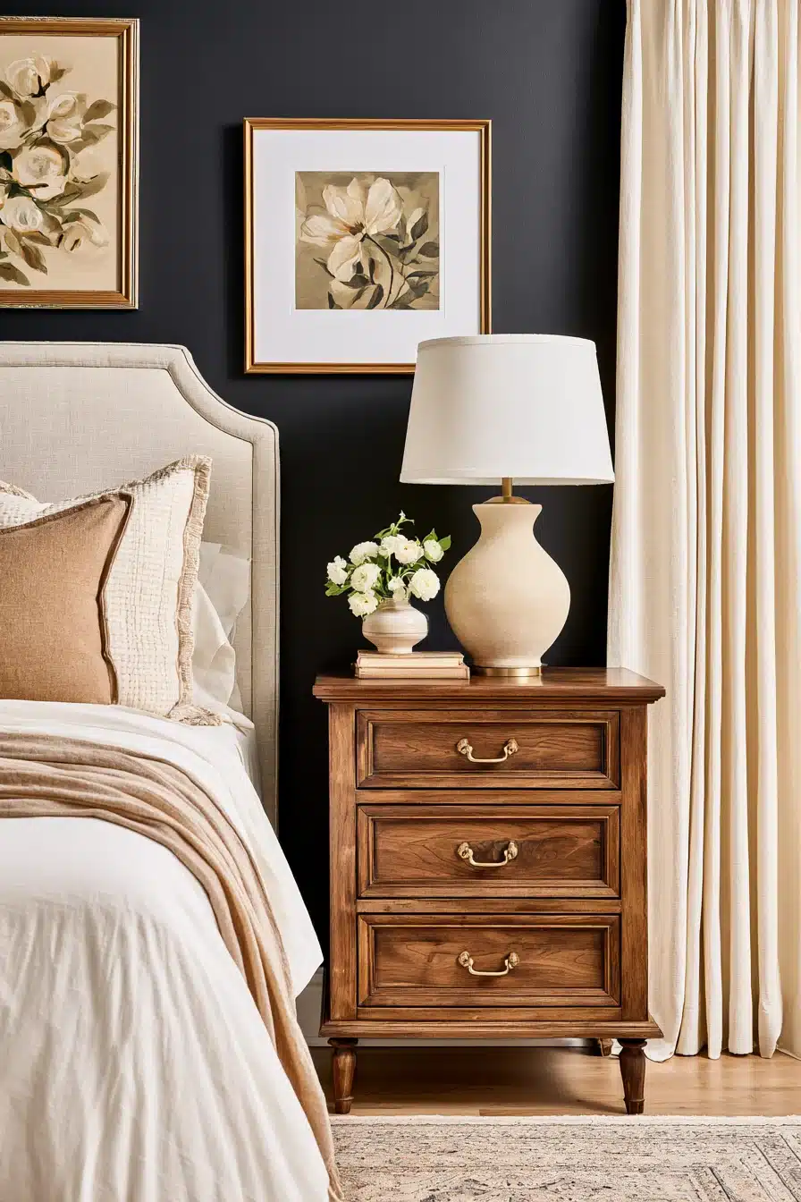 27 Black Accent Wall Bedroom Ideas With Timeless Appeal