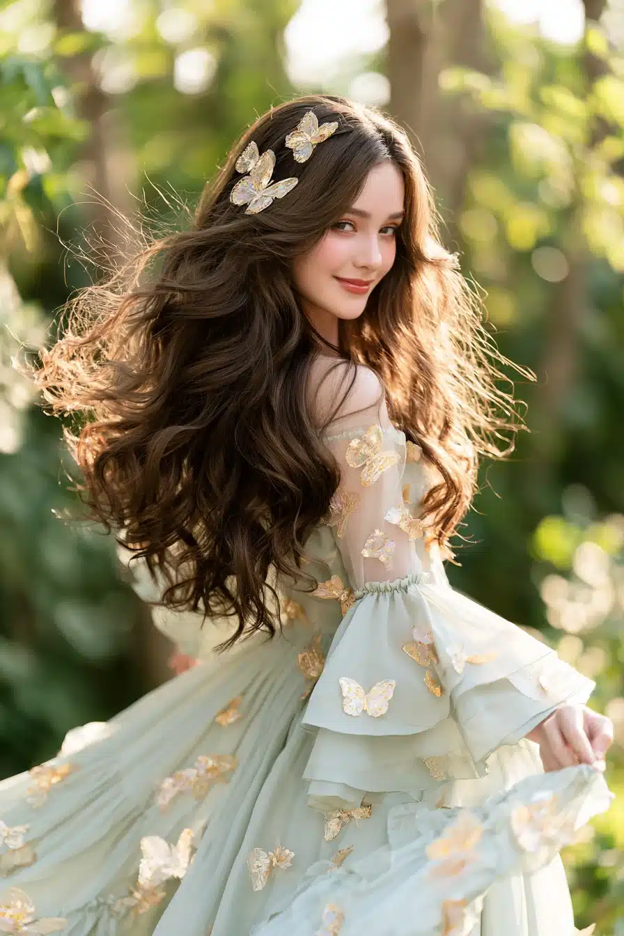 27 Dreamy Cottagecore Hairstyles for Long Hair With Romantic Countryside Charm