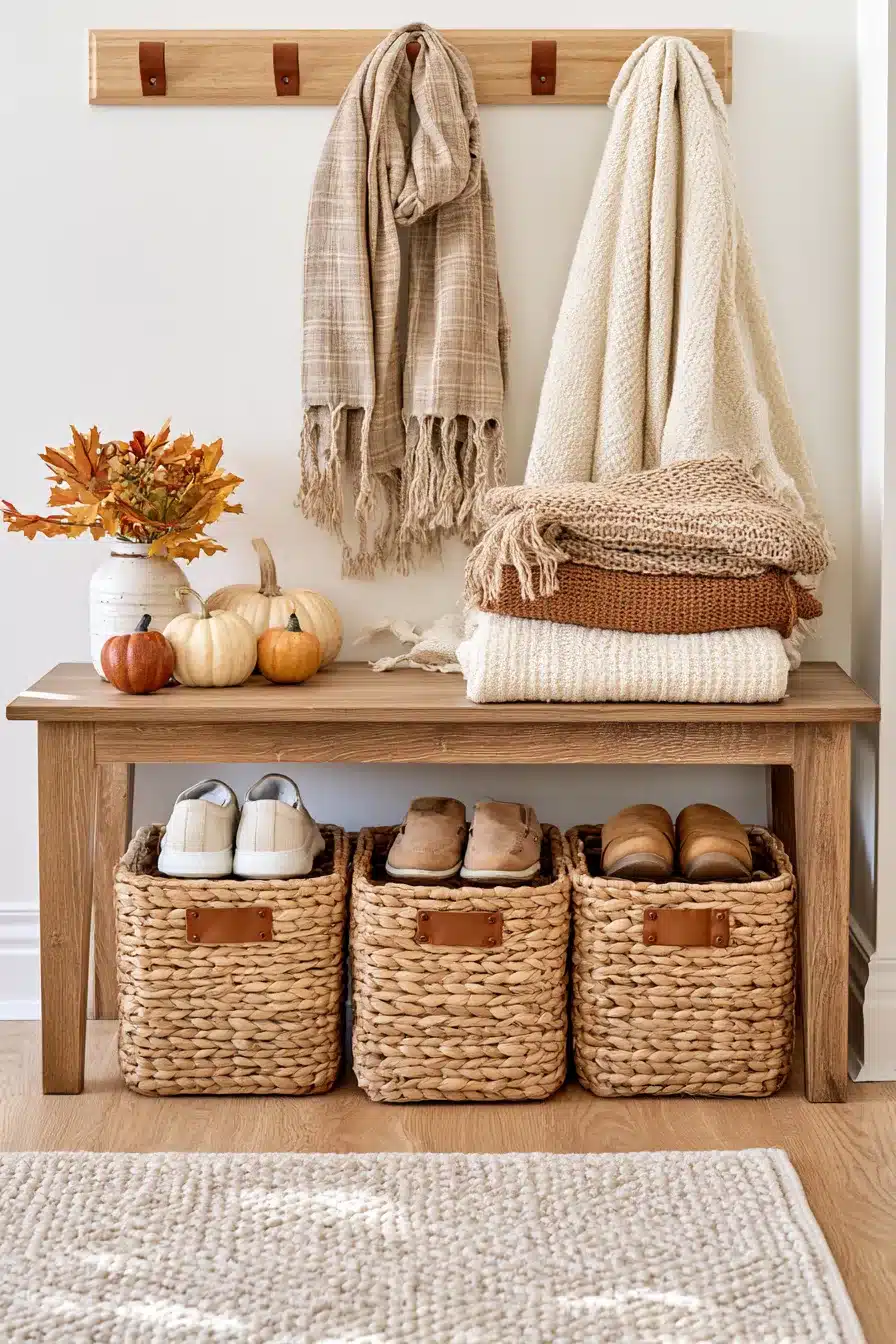 27 Fall Entryway Decor Ideas for a Warm and Welcoming Home