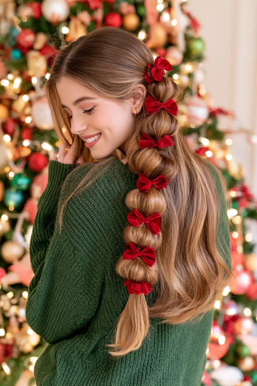 27 Magical Christmas Hair Ideas For A Festive Holiday Look