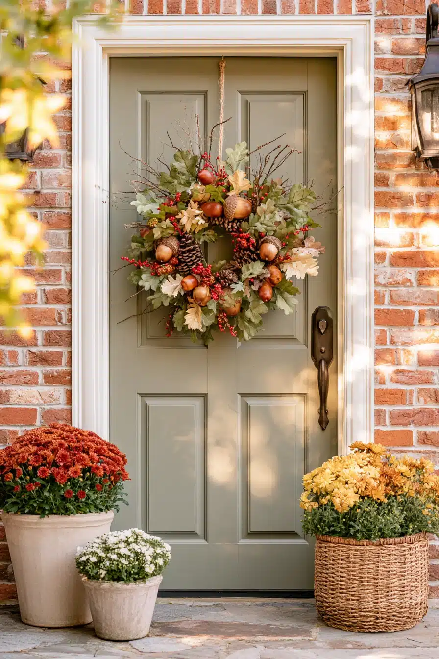 27 Easy DIY Fall Wreaths For A Welcoming Front Door