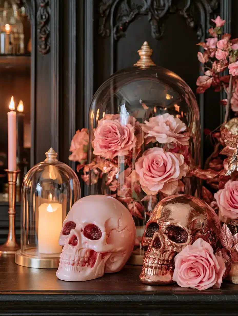 27 Dreamy Pink Halloween Decor Ideas For A Playful Spooky Home