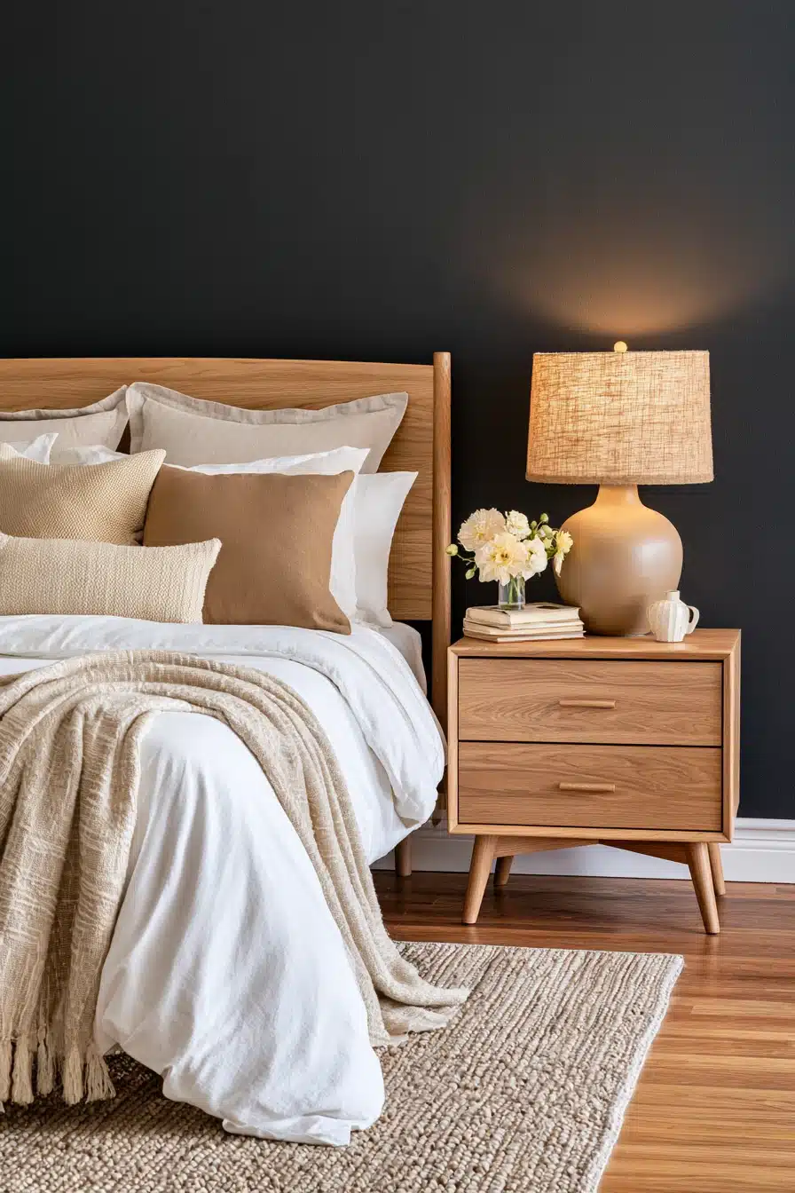 27 Black Accent Wall Bedroom Ideas With Timeless Appeal