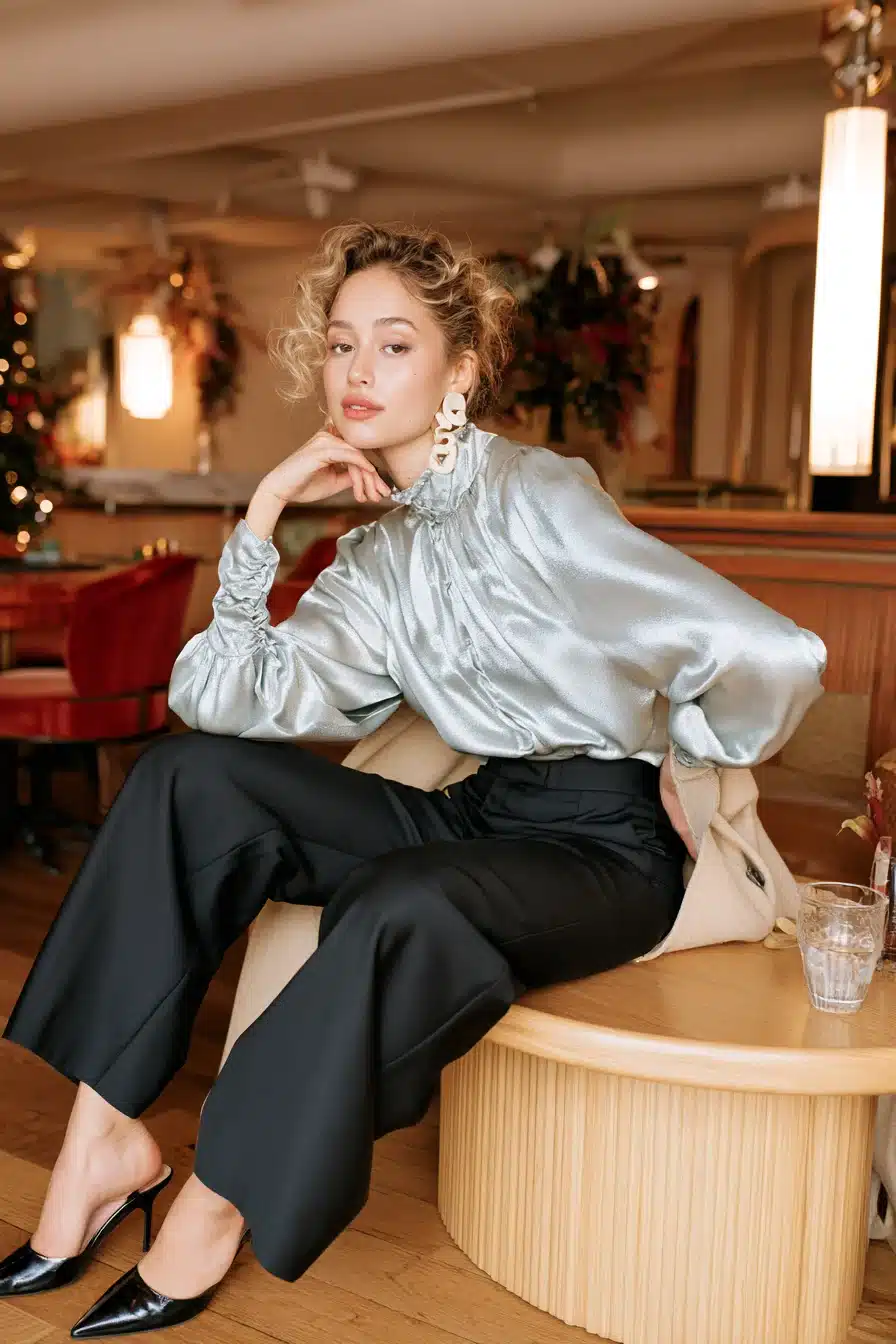 27 Work Christmas Party Outfit Ideas That Feel Festive and Polished