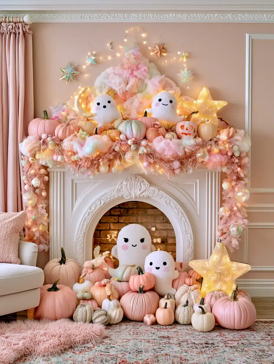 27 Dreamy Pink Halloween Decor Ideas For A Playful Spooky Home