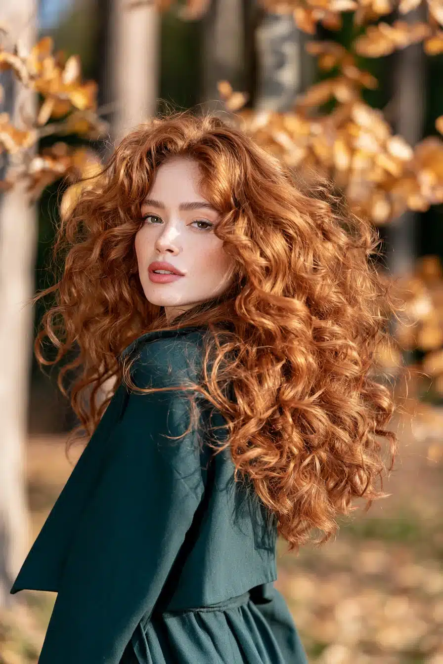 27 Gorgeous Autumn Curly Hairstyles for a Cozy Seasonal Look
