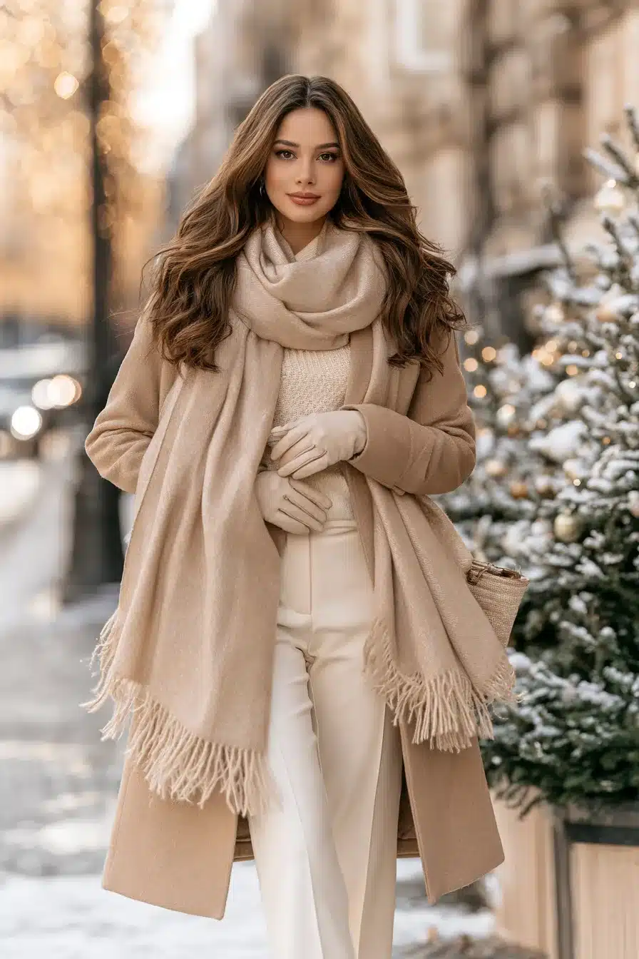 27 Winter Outfits With Scarves That Look Cozy and Chic